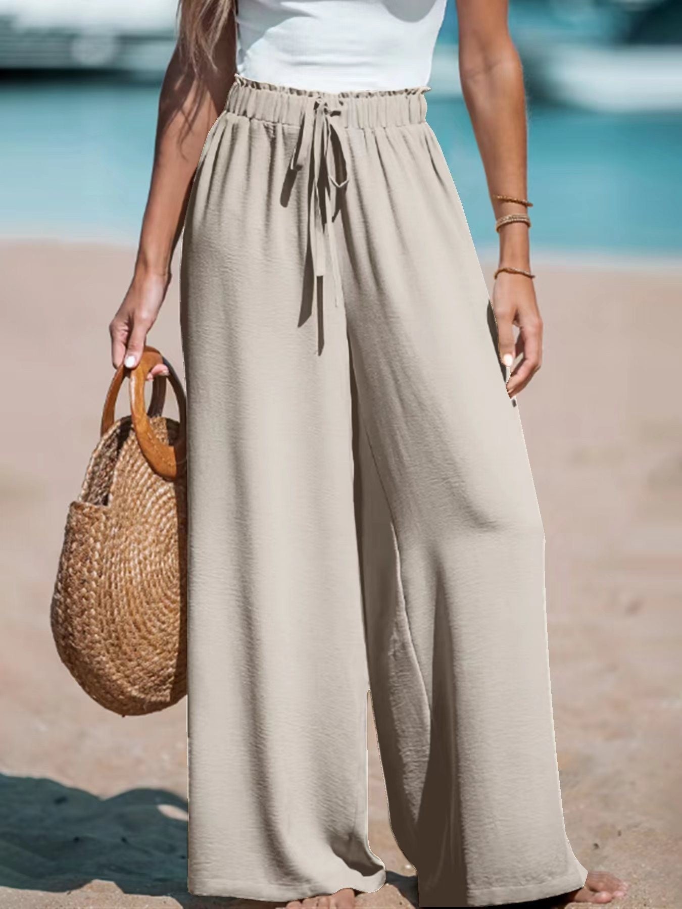 Pantalon large et fluide — confort & style chic pour femme