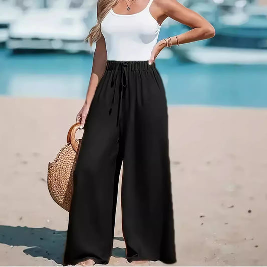 Pantalon large et fluide — confort & style chic pour femme